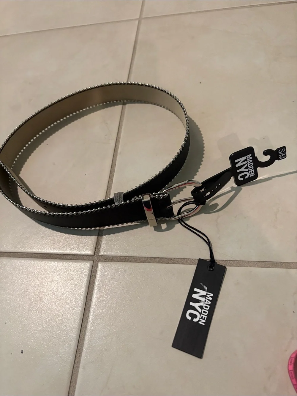 NWT Steve Madden small/medium studded belt